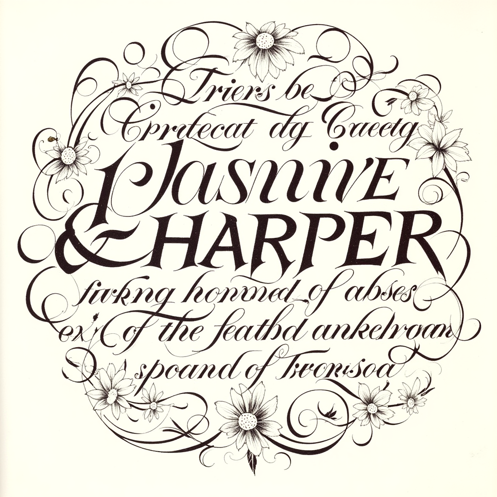 Vintage Pen Lettering Artistry