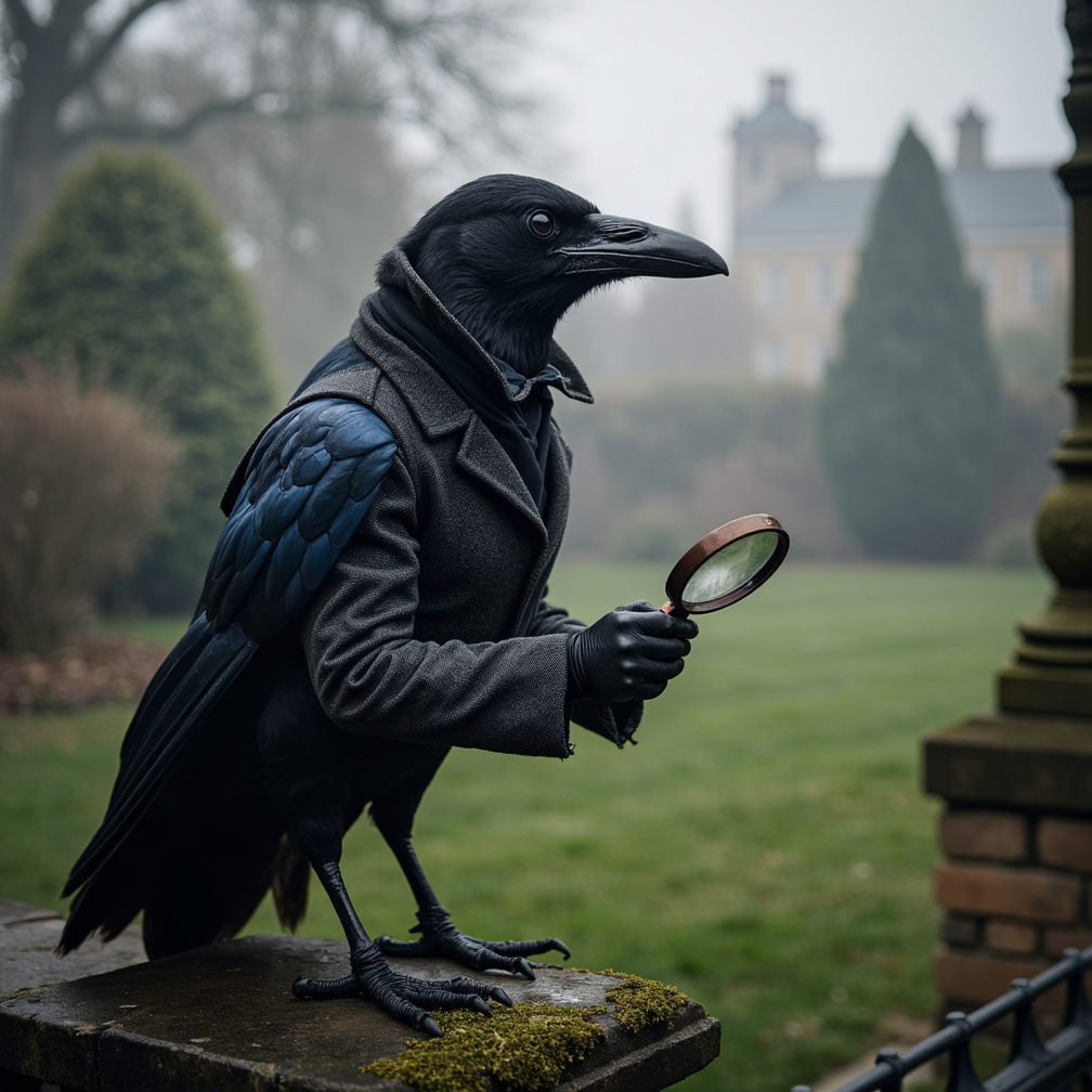 Hyper-Real Raven Portraits