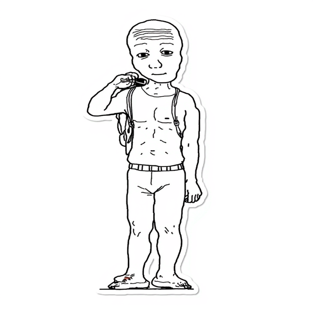 SketchChad: The Minimalist 'Chadmeme' Generator